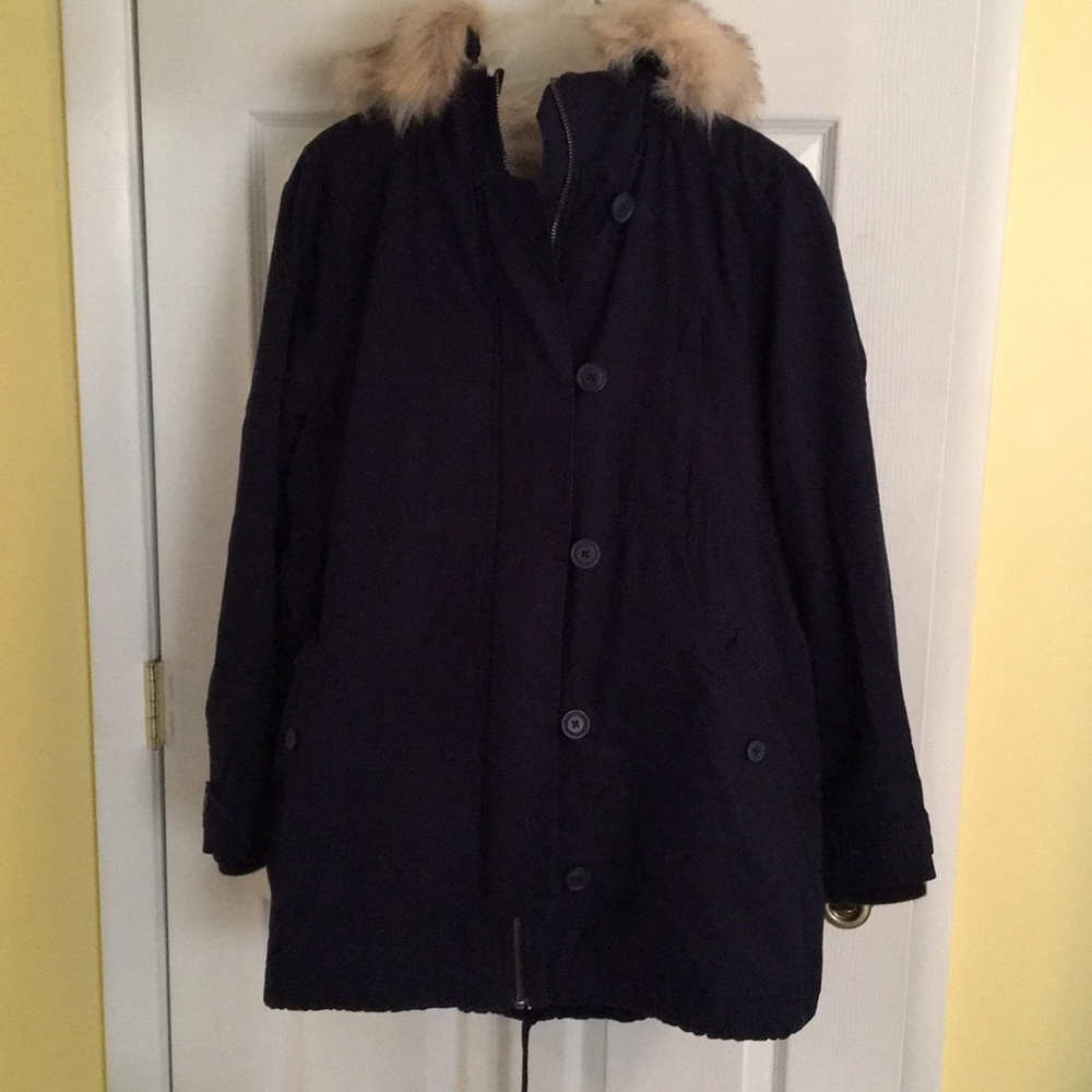Gap Women’s 2-in1 faux fur parka